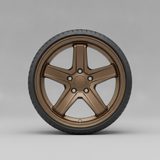 Good wheel photo: straight-on product shot on a plain background